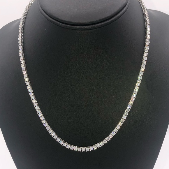 23ct Tennis Necklace - Picture 7 of 13